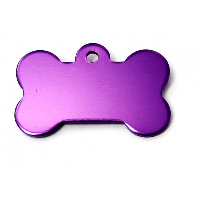 ALUMINIUM OS MEDIUM VIOLET T.M - CHIEN et CHAT TAGGEE - Animalook Ile Réunion avec livraison 974