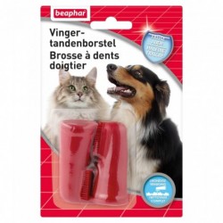 DOIGTIER (x2) BROSSE À DENTS BUCCAFRESH - CHIEN et CHAT BEAPHAR - Animalook Ile Réunion avec livraison 974