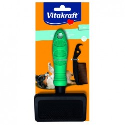 BROSSE PLASTIC CADRE T.M - CHIEN et CHAT VITAKRAFT - Animalook Ile Réunion avec livraison 974