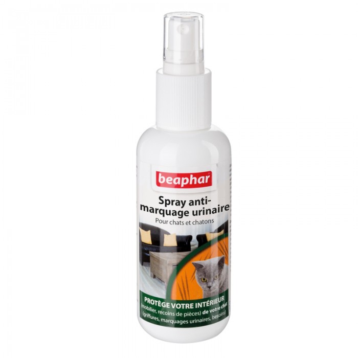 SPRAY ANTI-MARQUAGE URINAIRE 125ML ÉDUCATEUR - CHAT BEAPHAR - Animalook Ile Réunion avec livraison 974