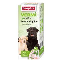 SOLUTION PURGE PLANTES 50ML VERMIPURE (ACTIF NATUREL) - CHIEN BEAPHAR - Animalook Ile Réunion avec livraison 974