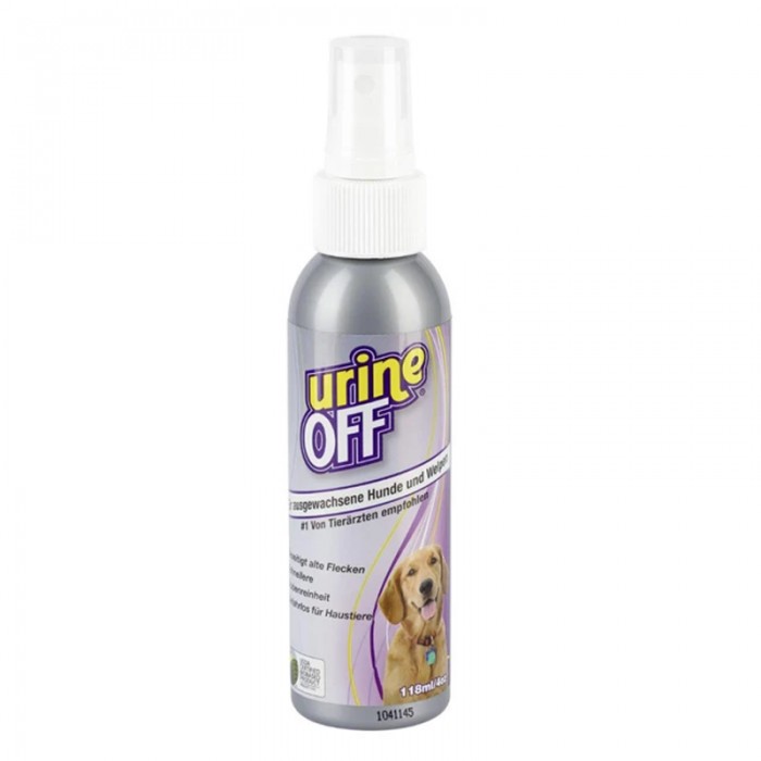 SPRAY CHIOT DESTRUCTEUR D'ODEUR 118ML - CHIEN URINE OFF - Animalook Ile Réunion avec livraison 974