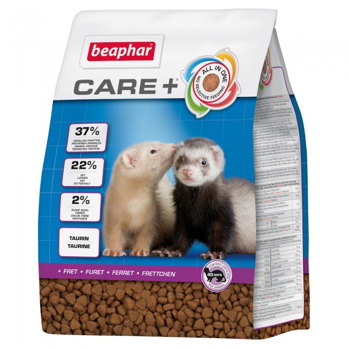 CROQUETTE FURET 2KG CARE+ - RONGEUR BEAPHAR de la catégorie : Le meilleur de ·Nourriture pour rongeur· Animalook île Réunion