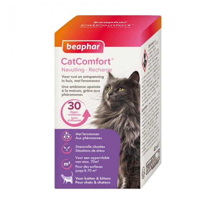 RECHARGE PHÉROMONE APAISANTE 48ML CATCOMFORT ANTISTRESS - CHAT BEAPHAR - Animalook Ile Réunion avec livraison 974