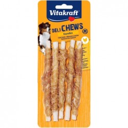 FRIANDISE (x5) CHEWS DELICATE TWISTED DOG POULET T.M - CHIEN VITAKRAFT - Animalook Ile Réunion avec livraison 974