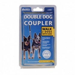 DOUBLE DOG COUPLER (LAISSE MULTIPLE) T.L-CHIEN THE COMPANY OF ANIMAL'S - Animalook Ile Réunion avec livraison 974