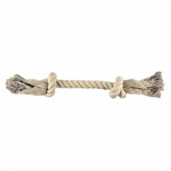 CORDE DOUBLE NUD T.S (20cm) - CHIEN IMAC de la catégorie : Le meilleur de ·Jouet et jeu pour chien· Animalook île Réunion