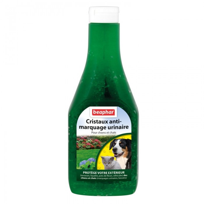 CRISTAUX EXTERIEUR ANTI-MARQUAGE URINAIRE 480G - CHIEN et CHAT BEAPHAR - Animalook Ile Réunion avec livraison 974