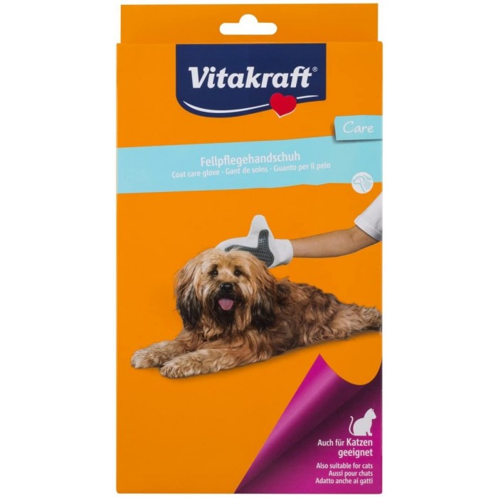 GANT TOILETTE GLOVE 1PC. - CHIEN et CHAT VITAKRAFT - Animalook Ile Réunion avec livraison 974