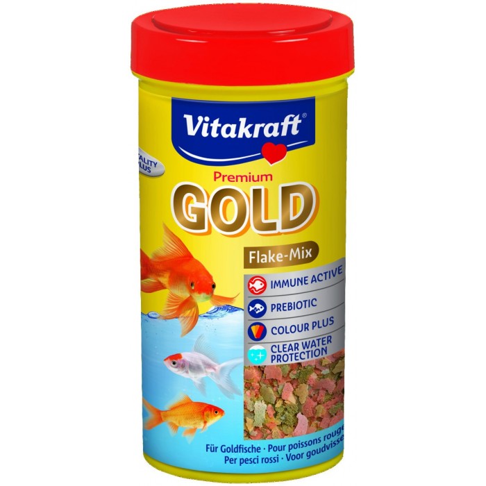 ALIMENT GOLD FLAKE MIX 250ML - POISSON VITAKRAFT - Animalook Ile Réunion avec livraison 974