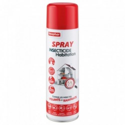 SPRAY ET FOOGER HABITAT INSECTICIDE 500ML - CHIEN et CHAT BEAPHAR - Animalook Ile Réunion avec livraison 974