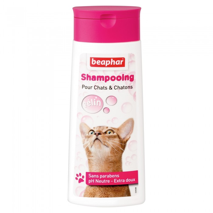 SHAMPOOING EXTRA DOUX 250ML BULLES - CHAT BEAPHAR de la catégorie : Toilettage-Soin et Hygiène pour chat· Animalook île Réunion