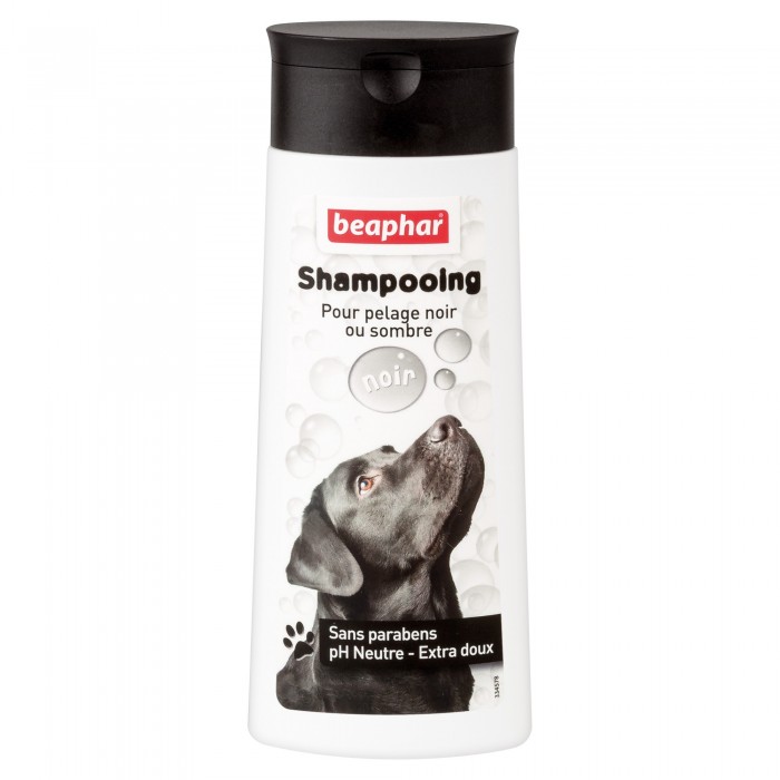 SHAMPOOING NOIR OU SOMBRE 250ML BULLES - CHIEN BEAPHAR - Animalook Ile Réunion avec livraison 974