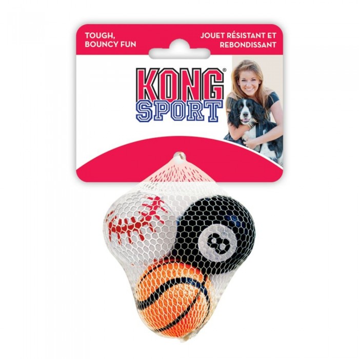 (x3) SPORT BALLS T.S JOUET - CHIEN KONG de la catégorie : Le meilleur de ·Jouet et jeu pour chien· Animalook île Réunion