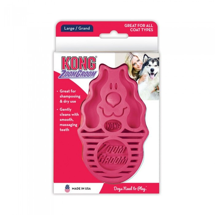 ZOOMGROOM CARESSE BROSSE - CHIEN KONG de la catégorie : Toilettage - Soin et Hygiène pour chien· Animalook île Réunion