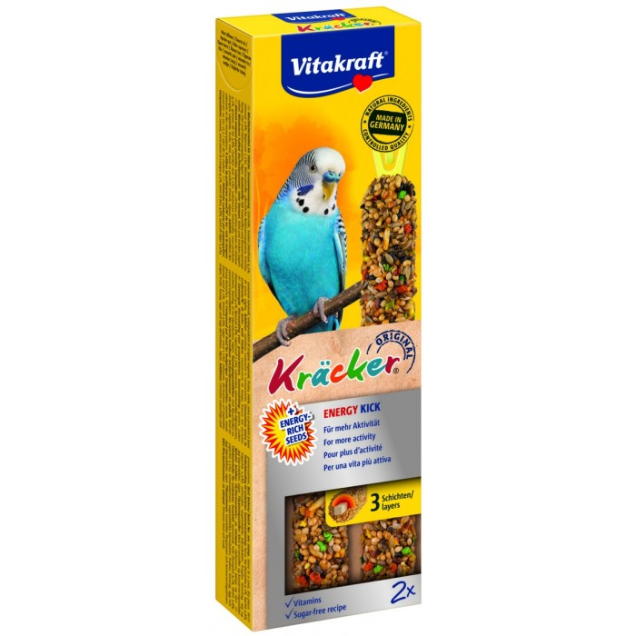 KRACKER ENERGY PERRUCHE (x2) FRIANDISE - OISEAU VITAKRAFT - Animalook Ile Réunion avec livraison 974