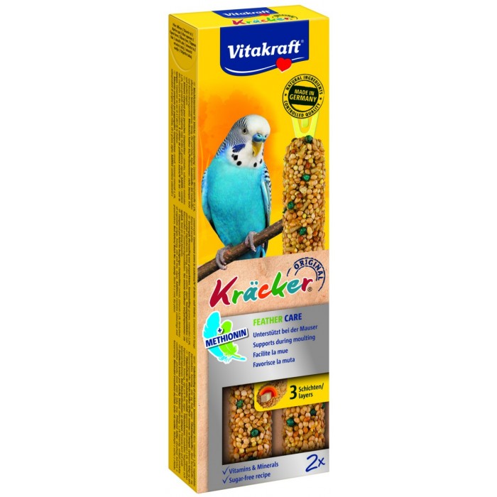 KRACKER FEATHER CARE PERRUCHE (x2) FRIANDISE - OISEAU VITAKRAFT - Animalook Ile Réunion avec livraison 974