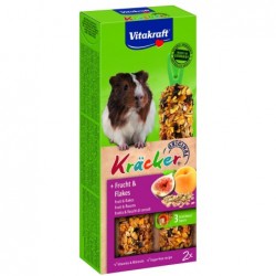 KRACKER FRUIT FLAKES COCHONS D'INDE (x2) FRIANDISE - RONGEUR VITAKRAFT - Animalook Ile Réunion avec livraison 974