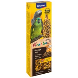 KRACKER MIEL ANIS PERROQUET (x2) FRIANDISE - OISEAU VITAKRAFT - Animalook Ile Réunion avec livraison 974