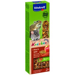 KRACKER MILLET POMME SMALL RONGEUR (x2) FRIANDISE - RONGEUR VITAKRAFT - Animalook Ile Réunion avec livraison 974