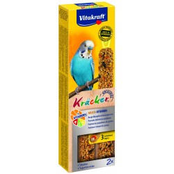 KRACKER MULTI VITAMINES PERRUCHE (x2) FRIANDISE - OISEAU VITAKRAFT - Animalook Ile Réunion avec livraison 974