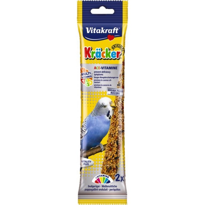 (x2) KRACKER MULTI VITAMINES PERRUCHES 2PCS. - OISEAU VITAKRAFT - Animalook Ile Réunion avec livraison 974