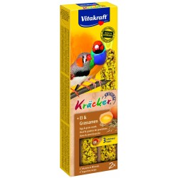 KRACKER OEUF GRAINE OISEAU EXOTIQUE (x2) FRIANDISE - OISEAU VITAKRAFT - Animalook Ile Réunion avec livraison 974