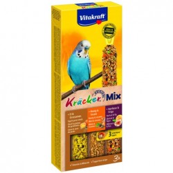 KRACKER MIX OEUF FRUIT MIEL PERRUCHE (x3) FRIANDISE - OISEAU VITAKRAFT - Animalook Ile Réunion avec livraison 974